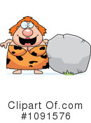 Cavewoman Clipart #1091576 by Cory Thoman