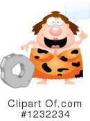 Cavewoman Clipart #1232234 by Cory Thoman