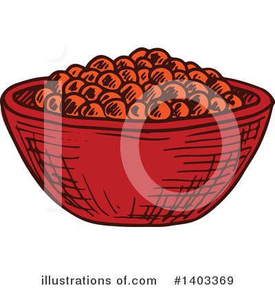Royalty-Free (RF) Caviar Clipart Illustration by Vector Tradition SM - Stock Sample #1403369