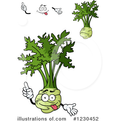 Celery Clipart #1230452 by Vector Tradition SM