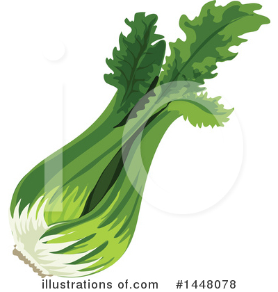 Royalty-Free (RF) Celery Clipart Illustration by Vector Tradition SM - Stock Sample #1448078