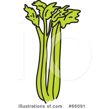 Royalty-Free (RF) Celery Clipart Illustration by Prawny - Stock Sample #66091