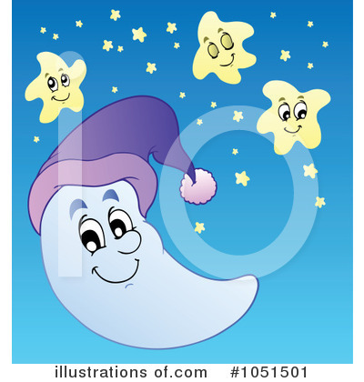 Royalty-Free (RF) Celestial Clipart Illustration by visekart - Stock Sample #1051501