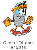 Cell Phone Character Clipart #12818 by Mascot Junction