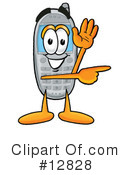 Cell Phone Character Clipart #12828 by Mascot Junction