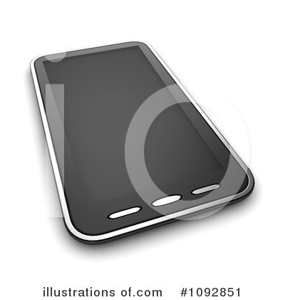 Royalty-Free (RF) Cell Phone Clipart Illustration by BNP Design Studio - Stock Sample #1092851