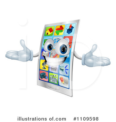 Touch Screen Clipart #1109598 by AtStockIllustration