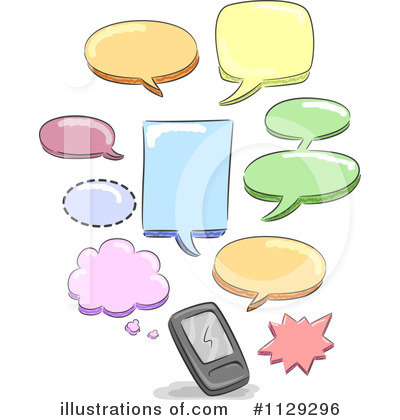 Royalty-Free (RF) Cell Phone Clipart Illustration by BNP Design Studio - Stock Sample #1129296