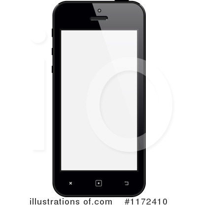 Royalty-Free (RF) Cell Phone Clipart Illustration by vectorace - Stock Sample #1172410