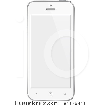 Royalty-Free (RF) Cell Phone Clipart Illustration by vectorace - Stock Sample #1172411