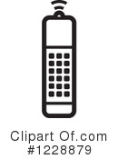 Cell Phone Clipart #1228879 by Lal Perera