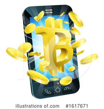 Bit Coin Clipart #1617671 by AtStockIllustration