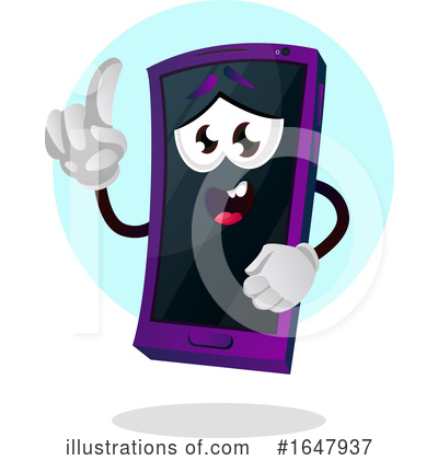 Royalty-Free (RF) Cell Phone Clipart Illustration by Morphart Creations - Stock Sample #1647937