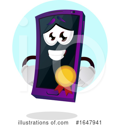 Royalty-Free (RF) Cell Phone Clipart Illustration by Morphart Creations - Stock Sample #1647941