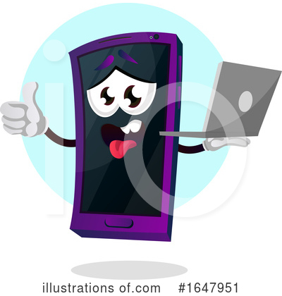 Royalty-Free (RF) Cell Phone Clipart Illustration by Morphart Creations - Stock Sample #1647951