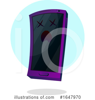 Royalty-Free (RF) Cell Phone Clipart Illustration by Morphart Creations - Stock Sample #1647970