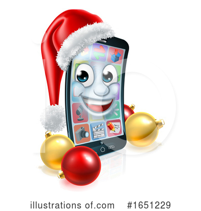 Royalty-Free (RF) Cell Phone Clipart Illustration by AtStockIllustration - Stock Sample #1651229