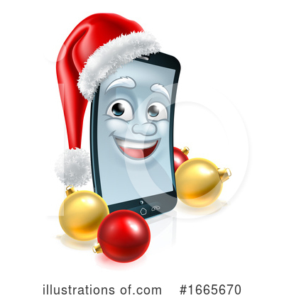 Royalty-Free (RF) Cell Phone Clipart Illustration by AtStockIllustration - Stock Sample #1665670