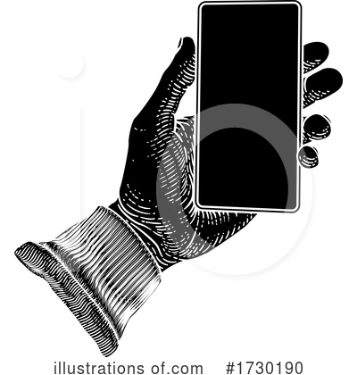 Royalty-Free (RF) Cell Phone Clipart Illustration by AtStockIllustration - Stock Sample #1730190