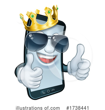 Royalty-Free (RF) Cell Phone Clipart Illustration by AtStockIllustration - Stock Sample #1738441