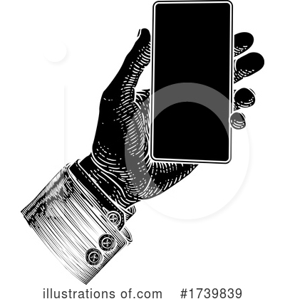 Royalty-Free (RF) Cell Phone Clipart Illustration by AtStockIllustration - Stock Sample #1739839
