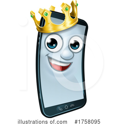 Royalty-Free (RF) Cell Phone Clipart Illustration by AtStockIllustration - Stock Sample #1758095