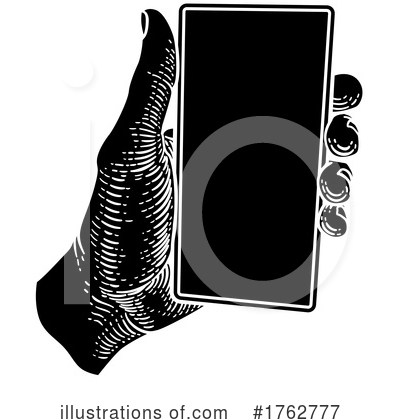 Royalty-Free (RF) Cell Phone Clipart Illustration by AtStockIllustration - Stock Sample #1762777