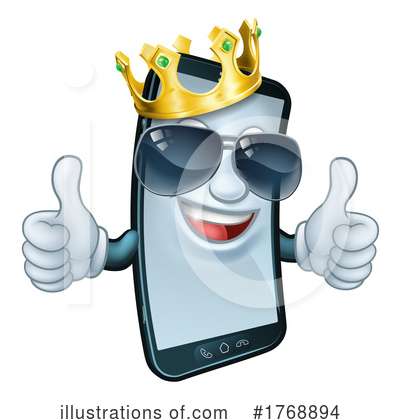 Royalty-Free (RF) Cell Phone Clipart Illustration by AtStockIllustration - Stock Sample #1768894
