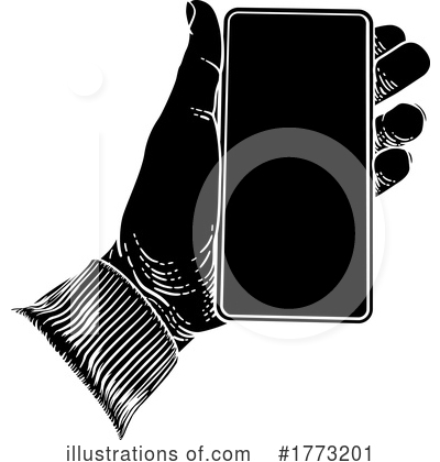 Royalty-Free (RF) Cell Phone Clipart Illustration by AtStockIllustration - Stock Sample #1773201