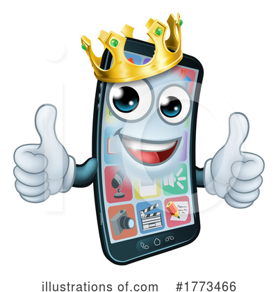 Royalty-Free (RF) Cell Phone Clipart Illustration by AtStockIllustration - Stock Sample #1773466