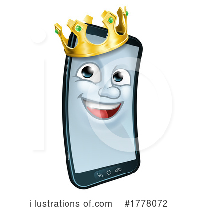 Royalty-Free (RF) Cell Phone Clipart Illustration by AtStockIllustration - Stock Sample #1778072