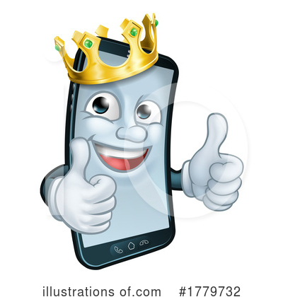 Royalty-Free (RF) Cell Phone Clipart Illustration by AtStockIllustration - Stock Sample #1779732