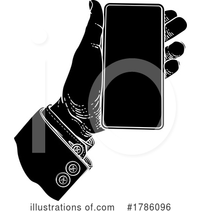 Royalty-Free (RF) Cell Phone Clipart Illustration by AtStockIllustration - Stock Sample #1786096