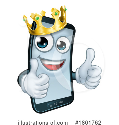 Royalty-Free (RF) Cell Phone Clipart Illustration by AtStockIllustration - Stock Sample #1801762