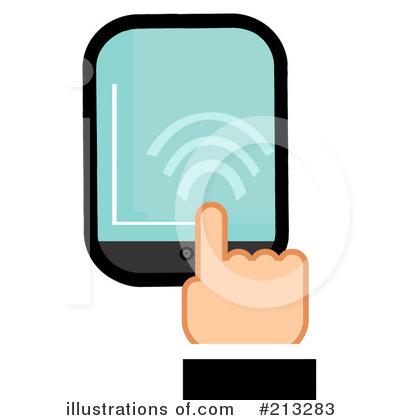 Smart Phone Clipart #213283 by Hit Toon