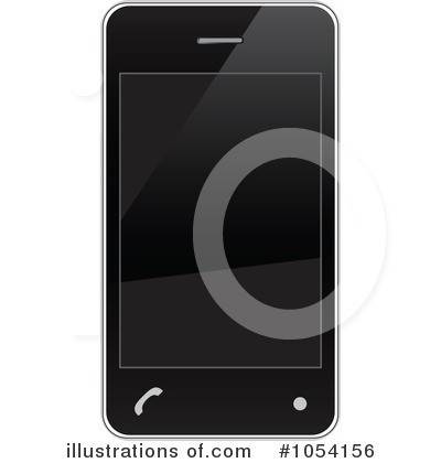 Royalty-Free (RF) Cellphone Clipart Illustration by vectorace - Stock Sample #1054156