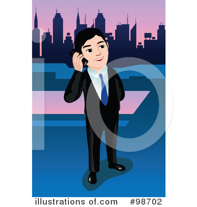 Royalty-Free (RF) Cellphone Clipart Illustration by mayawizard101 - Stock Sample #98702