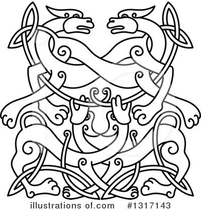 Royalty-Free (RF) Celtic Clipart Illustration by Vector Tradition SM - Stock Sample #1317143