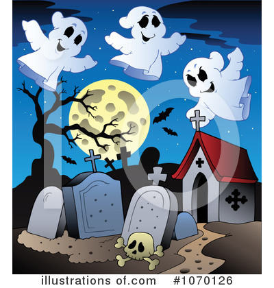 Royalty-Free (RF) Cemetery Clipart Illustration by visekart - Stock Sample #1070126