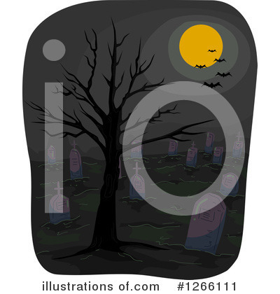 Royalty-Free (RF) Cemetery Clipart Illustration by BNP Design Studio - Stock Sample #1266111