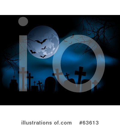 Royalty-Free (RF) Cemetery Clipart Illustration by KJ Pargeter - Stock Sample #63613