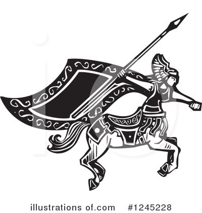 Royalty-Free (RF) Centaur Clipart Illustration by xunantunich - Stock Sample #1245228