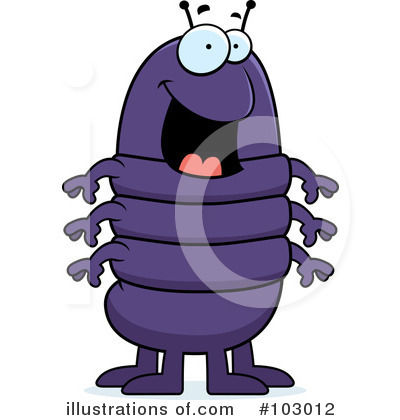 Royalty-Free (RF) Centipede Clipart Illustration by Cory Thoman - Stock Sample #103012