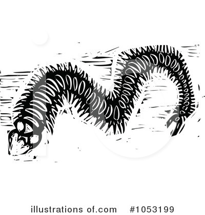 Royalty-Free (RF) Centipede Clipart Illustration by xunantunich - Stock Sample #1053199