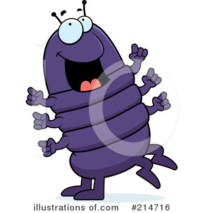 Royalty-Free (RF) Centipede Clipart Illustration by Cory Thoman - Stock Sample #214716