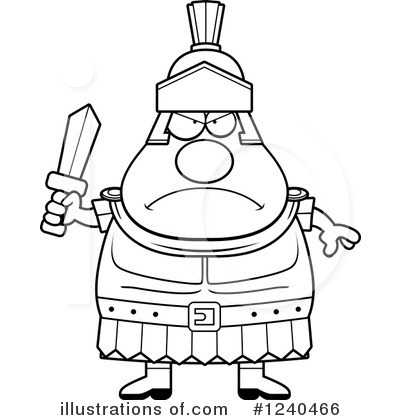 Royalty-Free (RF) Centurion Clipart Illustration by Cory Thoman - Stock Sample #1240466