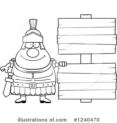 Royalty-Free (RF) Centurion Clipart Illustration by Cory Thoman - Stock Sample #1240470