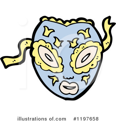 Royalty-Free (RF) Ceremonial Mask Clipart Illustration by lineartestpilot - Stock Sample #1197658