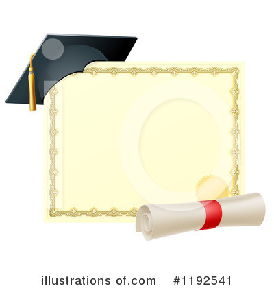 Graduation Cap Clipart #1192541 by AtStockIllustration