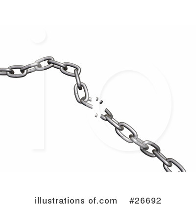 Royalty-Free (RF) Chain Clipart Illustration by KJ Pargeter - Stock Sample #26692